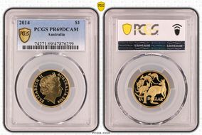 2014 $1 PR69DCAM