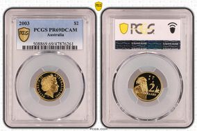 2003 $2 PR69DCAM