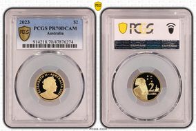 2023 $2 PR70DCAM