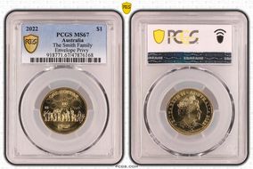 2022 $1 The Smith Family Envelope Privy MS67