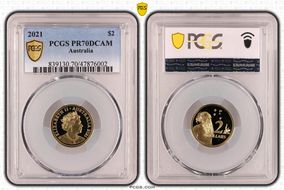 2021 $2 PR70DCAM