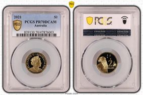 2021 $2 PR70DCAM