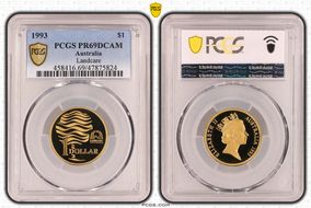 1993 $1 Landcare PR69DCAM