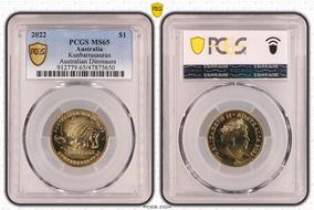 2022 $1 Kunbarrasaurus Australian Dinosaurs MS65