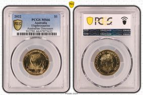 2022 $1 Elaphrosaurine Australian Dinosaurs MS66