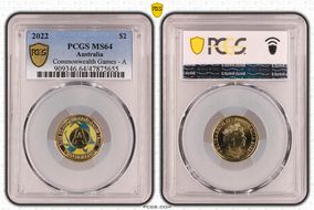 2022 $2 Commonwealth Games - A Colorized MS64