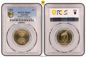 2022 $1 Wallal Centenary MS67