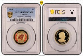2023 $1 Vegemite Centenary Colorized PR70DCAM
