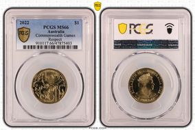 2022 $1 Commonwealth Games Respect MS66