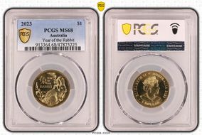 2023 $1 Year of the Rabbit MS68