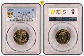 2023 $1 Plush Kangaroos - Baby Set MS68