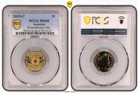 2015-C $2 Remembrance Day In Flanders Fields Colorized MS68