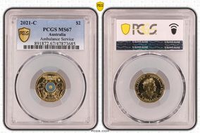 2021-C $2 Ambulance Service Colorized MS67