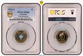 2022-C $2 Peacekeeping Colorized MS68