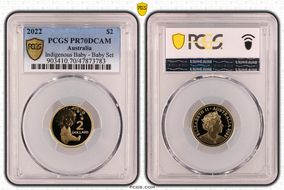 2022 $2 Indigenous Baby - Baby Set PR70DCAM