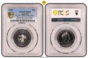 2023 20C AC/DC 45th Anniversary Blow up Your Video MS69