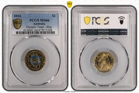 2016 $2 Olympic Team - Blue MS66