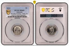 2023 5C Wooden Echidna - Baby Set MS69