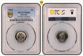 2023 5C Wooden Echidna - Baby Set MS69