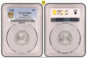 1945 50C Gad-426a F-194 MS66