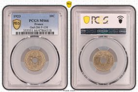 1923 10C Gad-286 F-138 MS66