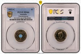 2022-C $2 Peacekeeping Colorized MS66