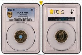 2022-C $2 Peacekeeping Colorized MS67