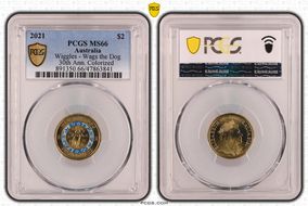 2021 $2 Wiggles - Wags the Dog 30th Ann. Colorized MS66