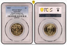 2023 $1 Plush Kangaroos - Baby Set MS67