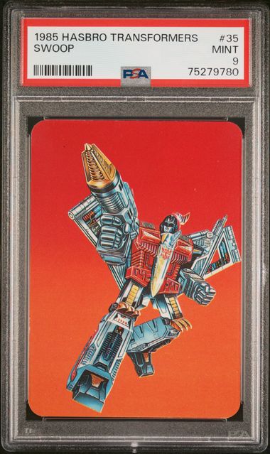 1985 Hasbrotransformers Garbage Pail Kids Series 1 #35 Swoop front