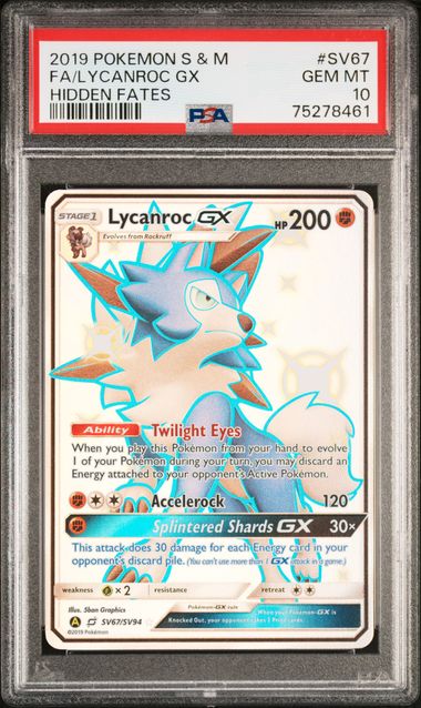 Articuno GX (SV54/SV94) [Sun & Moon: Hidden Fates - Shiny Vault] PSA 8