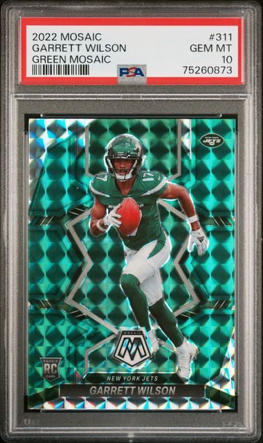 Garrett Wilson 2022 Mosaic Green #311 Price Guide - Sports Card