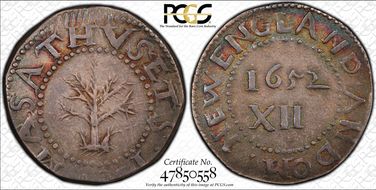 1652 Shilling Oak, Spiny Tree, Noe-14 MS62