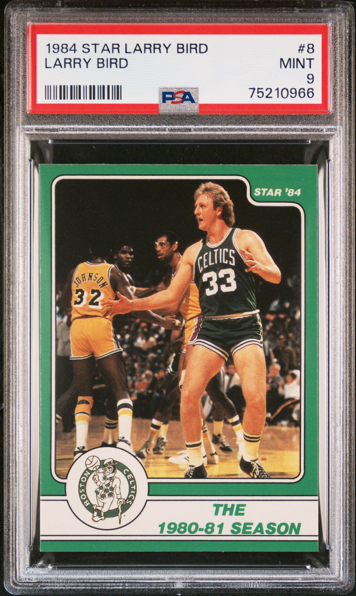 1984 STAR LARRY BIRD #8 Larry Bird front