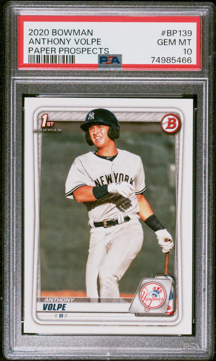 2020 BOWMAN JASSON DOMINGUEZ Paper 1st BP8 PSA 10-