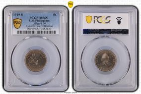 1919-S 5C Allen-4.09 MS65