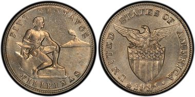 1931-M 5C MS64