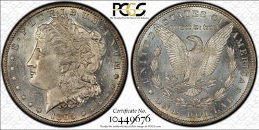 1895-S $1 VAM 3, S/S MS63