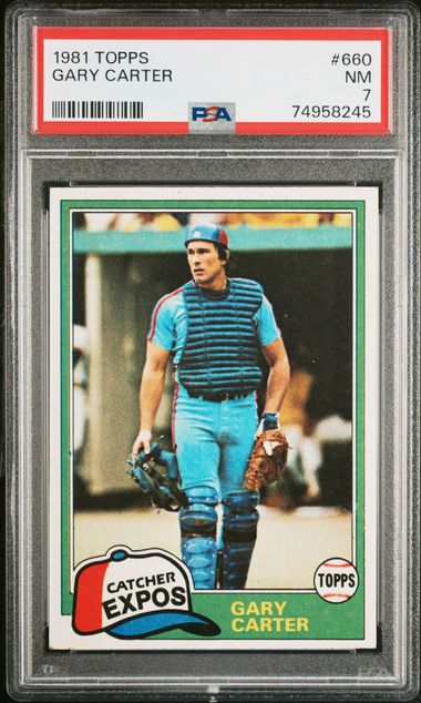 1982 Topps Gary Carter