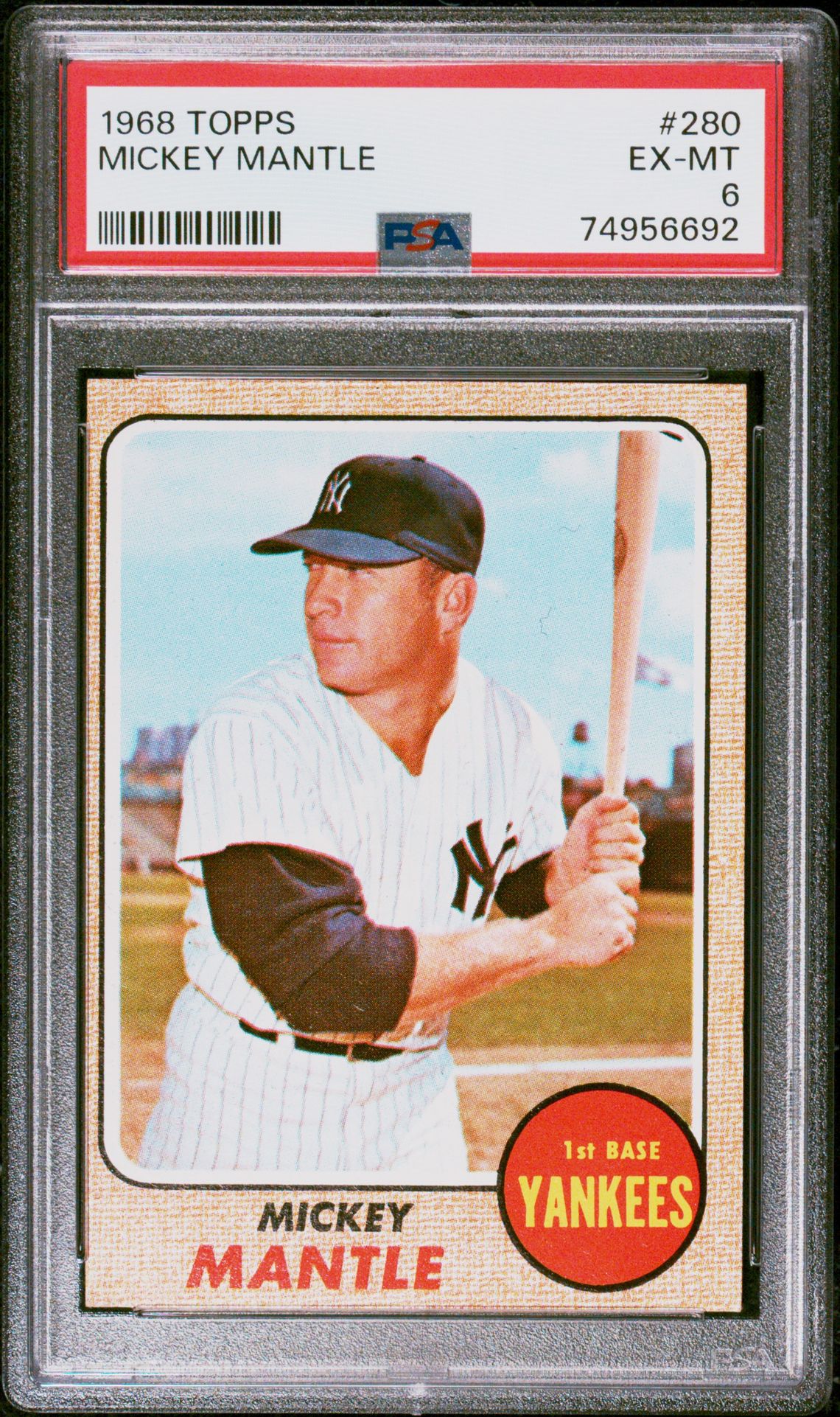 Topps Mickey Mantle front