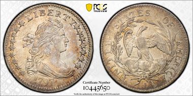 1797 10C 16 Stars AU55