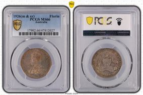 1926(m & sy) Florin MS66