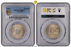1910 Florin MS65+