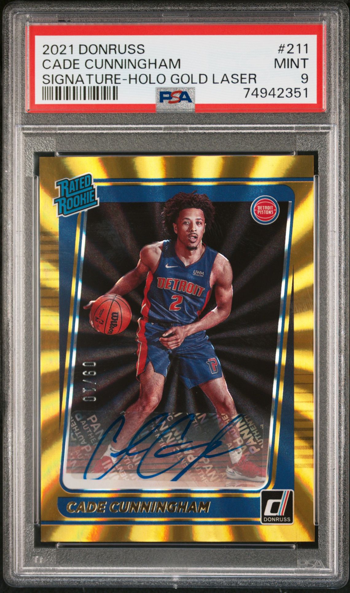 2021 Panini PANINI DONRUSS #211 Cade Cunningham front