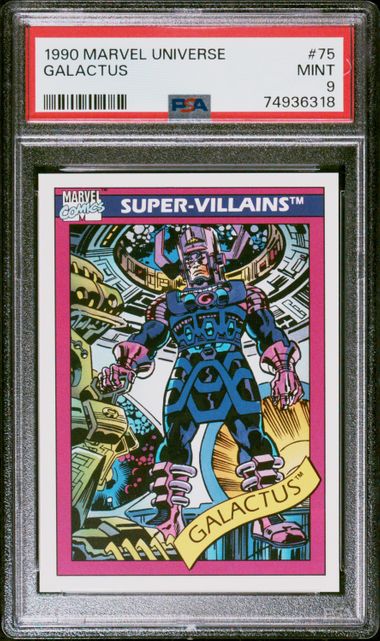 1990 Marvel Universe #75 Galactus PSA 9 on Goldin Marketplace