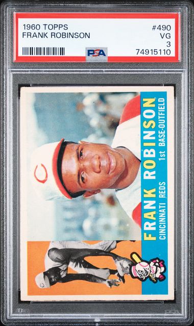 1958 Topps #285 Frank Robinson Cincinnati Reds Baseball Card