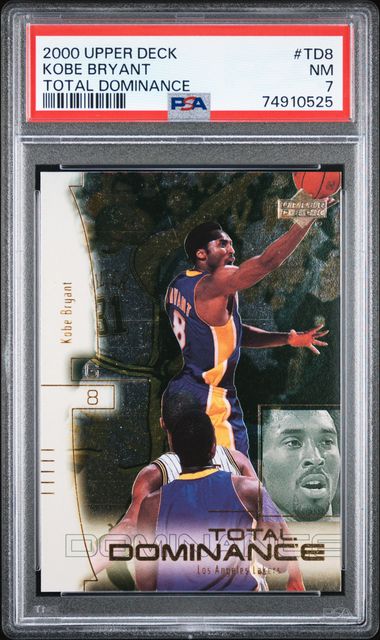 2000 Upper Deck Total Dominance Kobe Bryant #Td8 (Total Dominance) Nm 7 front