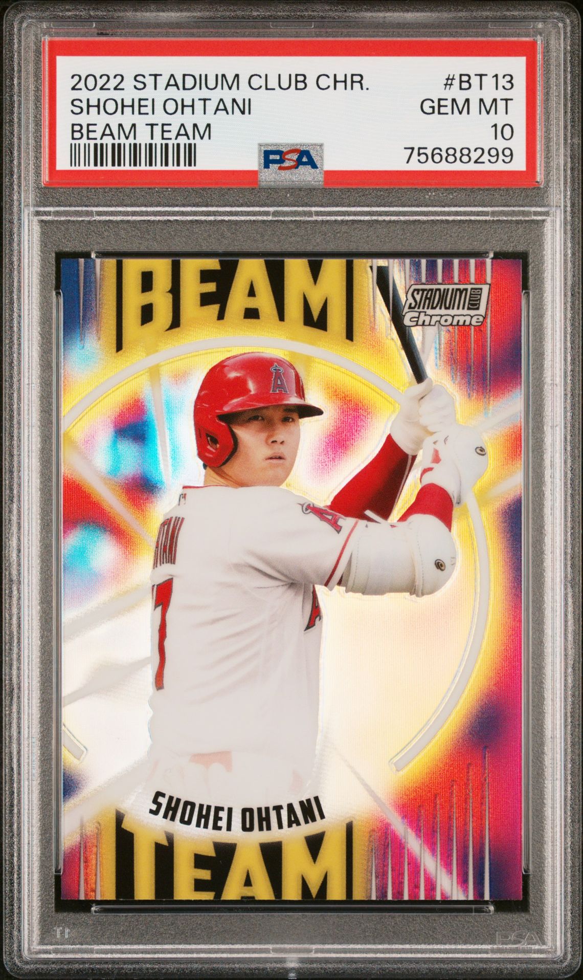 2022 Topps TOPPS STADIUM CLUB CHROME BEAM TEAM Refractor #BT13 Shohei Ohtani front