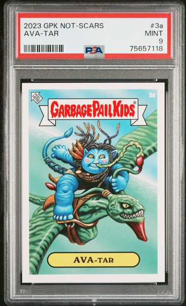 2023 Topps GARBAGE PAIL KIDS NOT-SCARS #3A Ava-Tar front