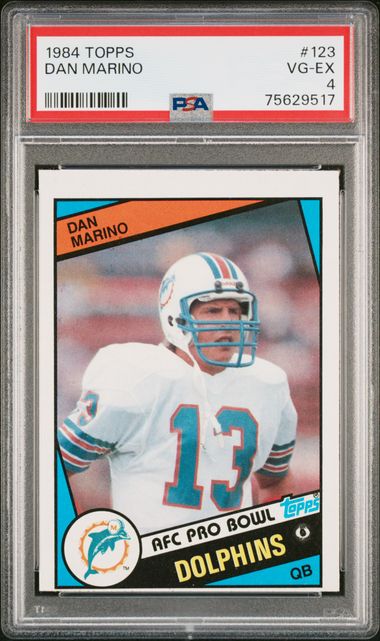 Dan Marino Rookie 1984 Topps #124 Instant Replay HOF QB Miami Dolphins –